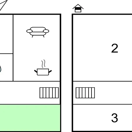 Three-bedroom Holiday In 別荘